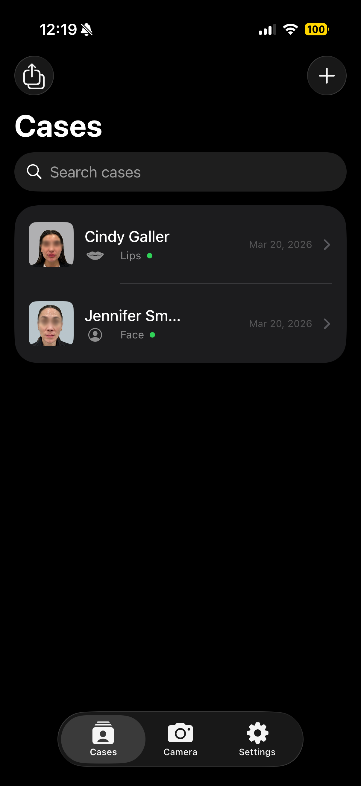 Patient cases library